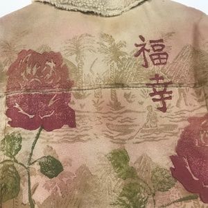 Mechant Womens Suede Coat Fleece Lined